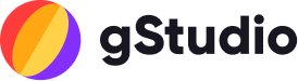 Logo da gStudio, cliente de Matheus Martins