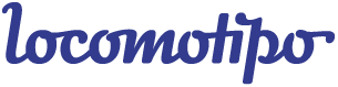 Logo da Locomotipo, cliente de Matheus Martins